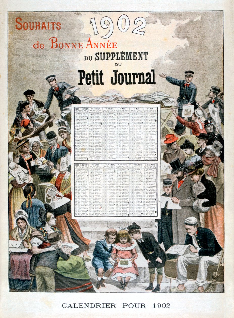 التقويم لعام 1902 ، 1901 بواسطة غير معروف