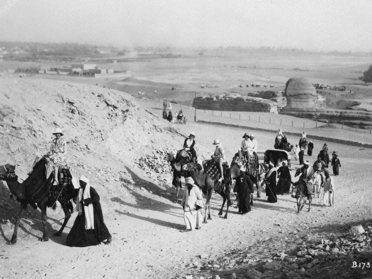 جولة الجمال ، الجيزة ، مصر ، c1920s-c1930s بواسطة غير معروف