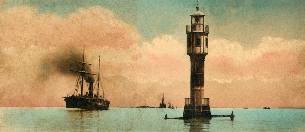 قناة السويس. البحيرات المريرة - نور الشمال ، c1918-c1939. بواسطة غير معروف