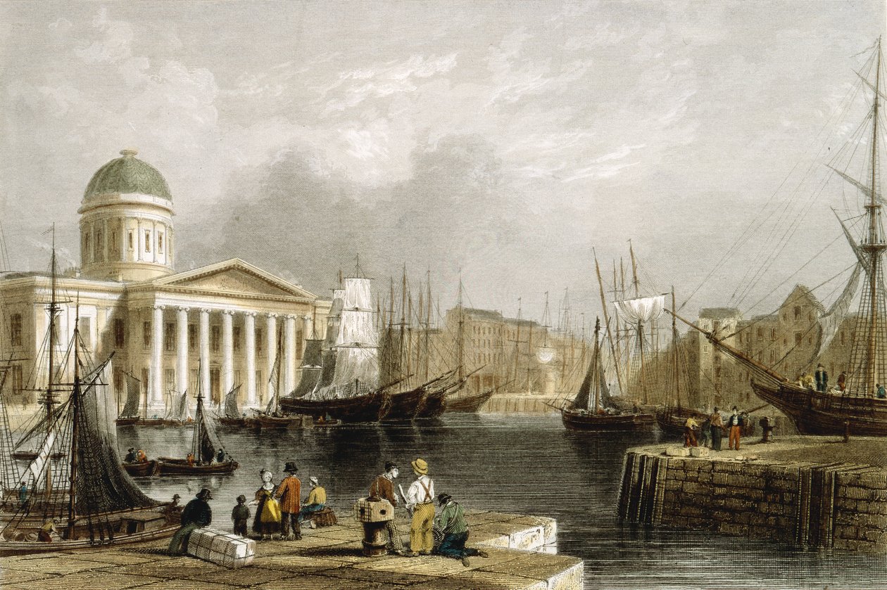 كانينغ دوك ، ليفربول ، تظهر البيت المخصص ، 1841 بواسطة غير معروف