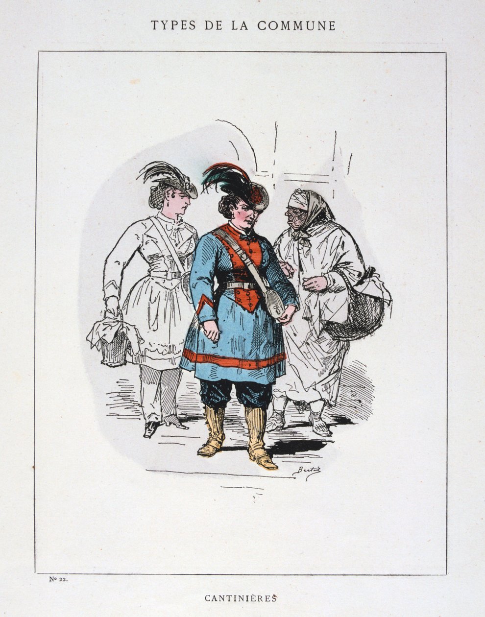 كانتينيرز ، كومونة باريس ، 1871. بواسطة غير معروف