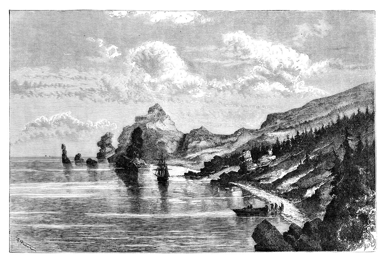 رأس جونكيير ، ساخالين ، روسيا ، 1895 بواسطة غير معروف