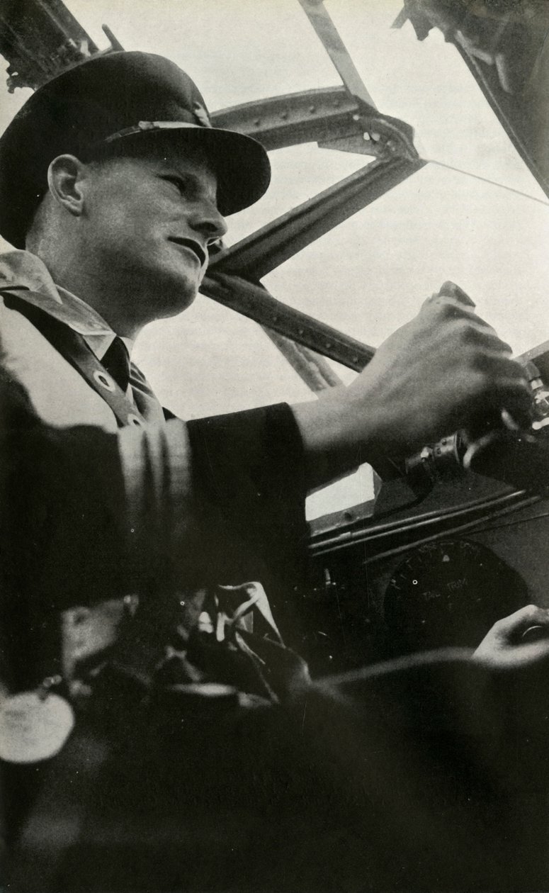 النقيب جيلبرت راي ، طيار البعوض BOAC ، الحرب العالمية الثانية. c1939-c1944 1946. بواسطة غير معروف