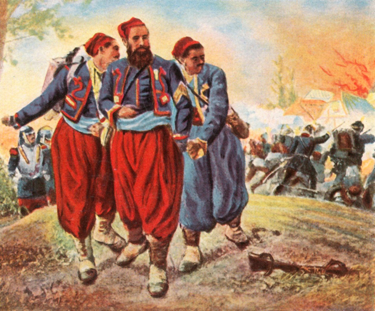 أسرى أتراك في ورث ، 6 أغسطس 1870 ، 1936. بواسطة غير معروف