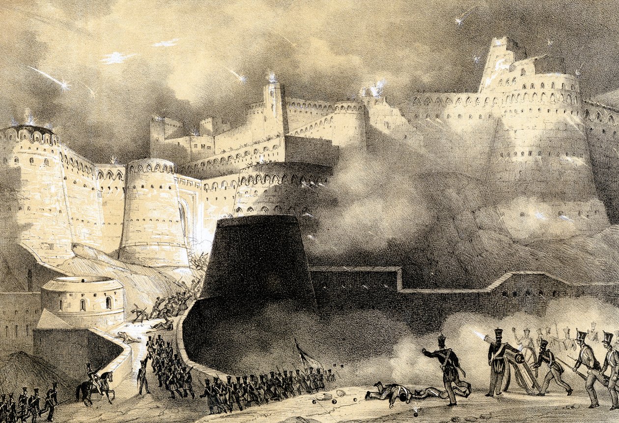 استيلاء القوات البريطانية على غونزي ، الحرب الأنغلو-أفغانية الثانية 1878-1880 ، مارس 1880 بواسطة غير معروف