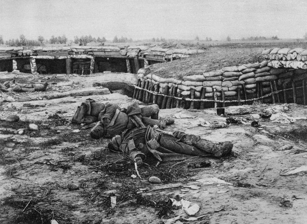 تم الاستيلاء على الموقف الروسي ، ميلكوف ، بولندا ، الحرب العالمية الأولى ، 20 يوليو 1915 بواسطة غير معروف