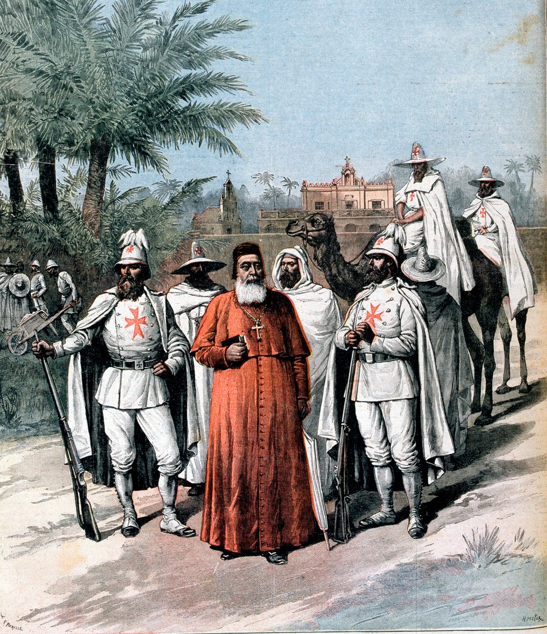 الكاردينال لافيجري ، مؤسس جمعية مكافحة العبودية ، 1891 بواسطة غير معروف
