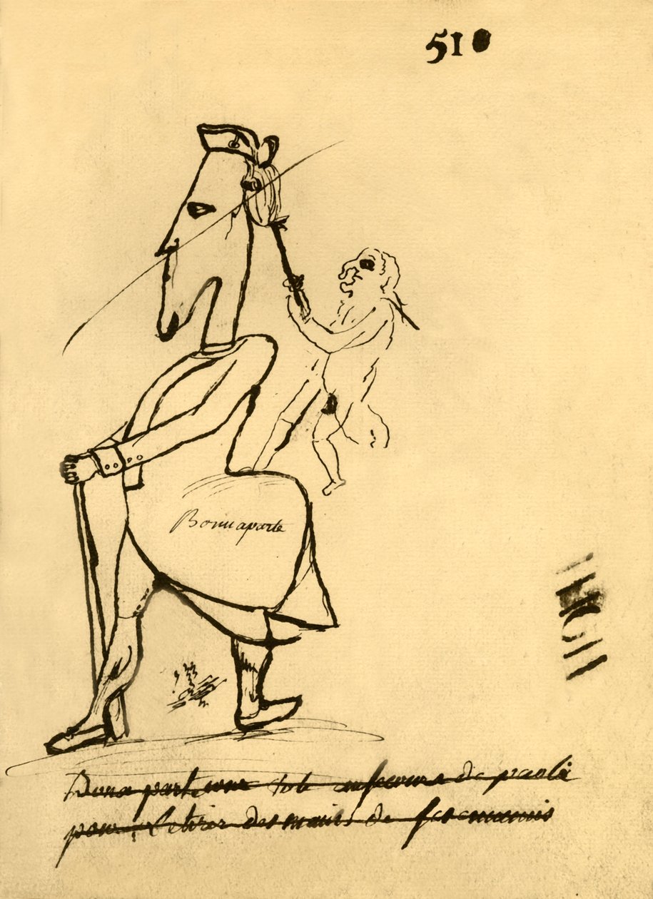 كاريكاتير نابليون ، 1779 ، 1921. بواسطة غير معروف