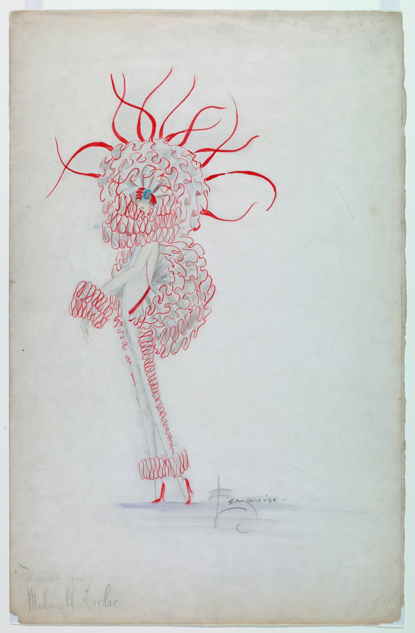 فتيات القرنفل ، منتصف الليل Frolic ، إلى عن على Ziegfeld Follies ، 1921 بواسطة غير معروف