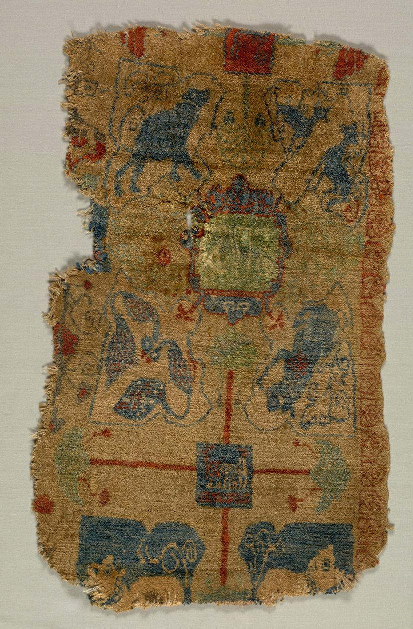 جزء من السجاد ، ج. 1400. بواسطة غير معروف
