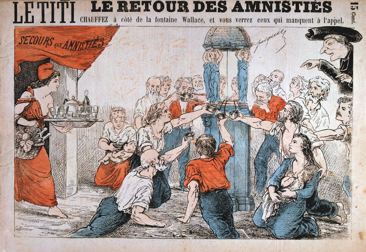 كرتون ، كومونة باريس ، 1871 بواسطة غير معروف