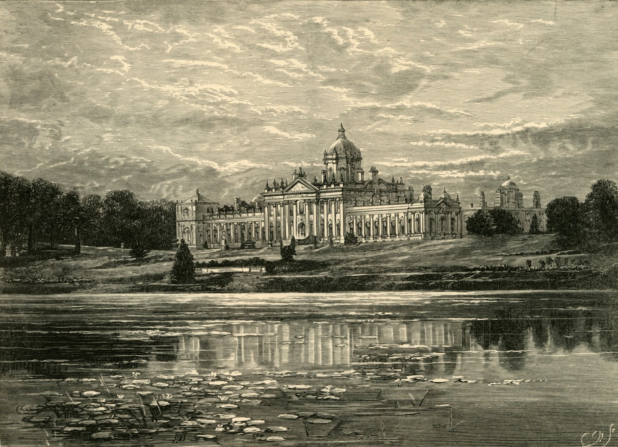 Castle Howard: South Front ، 1898. بواسطة غير معروف