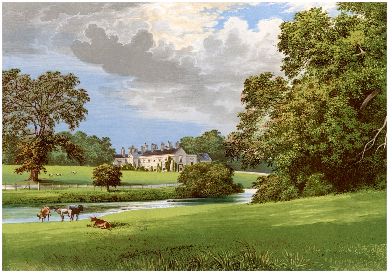Castle MacGarrett ، مقاطعة مايو ، أيرلندا ، موطن اللورد أورانمور ، c1880 بواسطة غير معروف