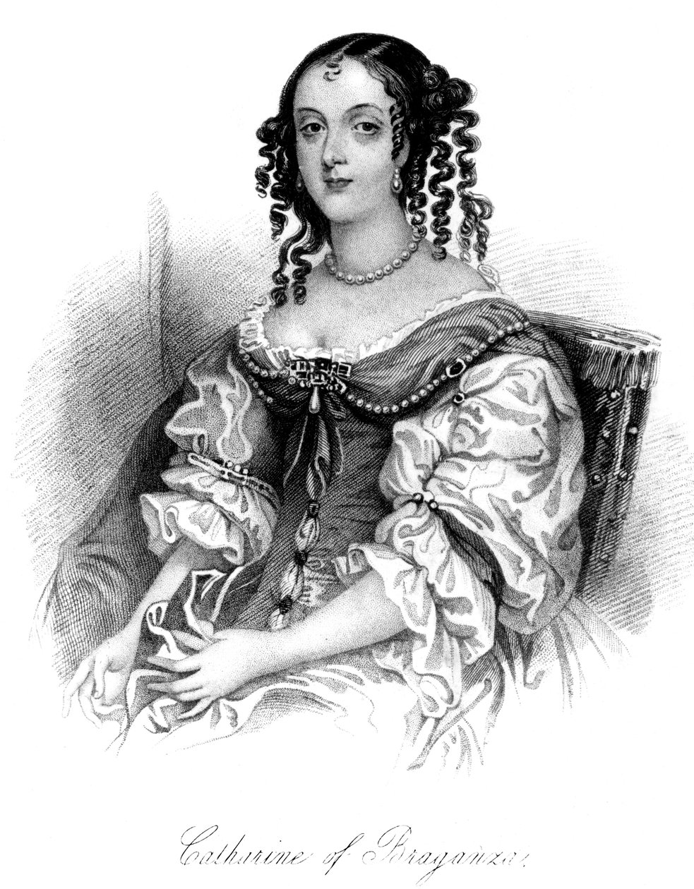 كاثرين براغانزا 1638-1705 بواسطة غير معروف