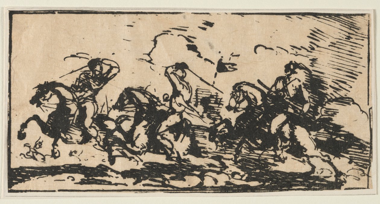 معركة الفرسان ، ج. 1803. بواسطة غير معروف