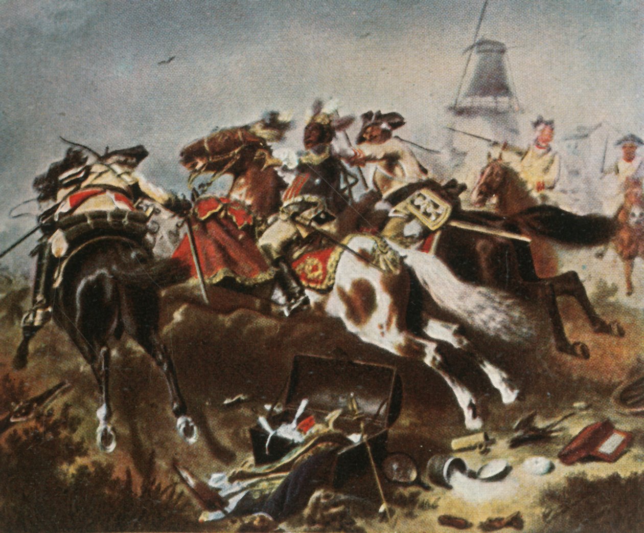 اشتباك الفرسان في Rossbach ، 5 نوفمبر 1757 ، 1936. بواسطة غير معروف