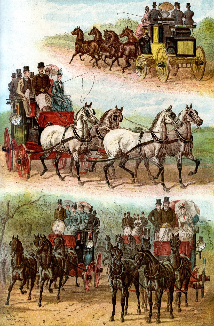 الفرق المشهورة في الحديقة ، 1887 بواسطة غير معروف
