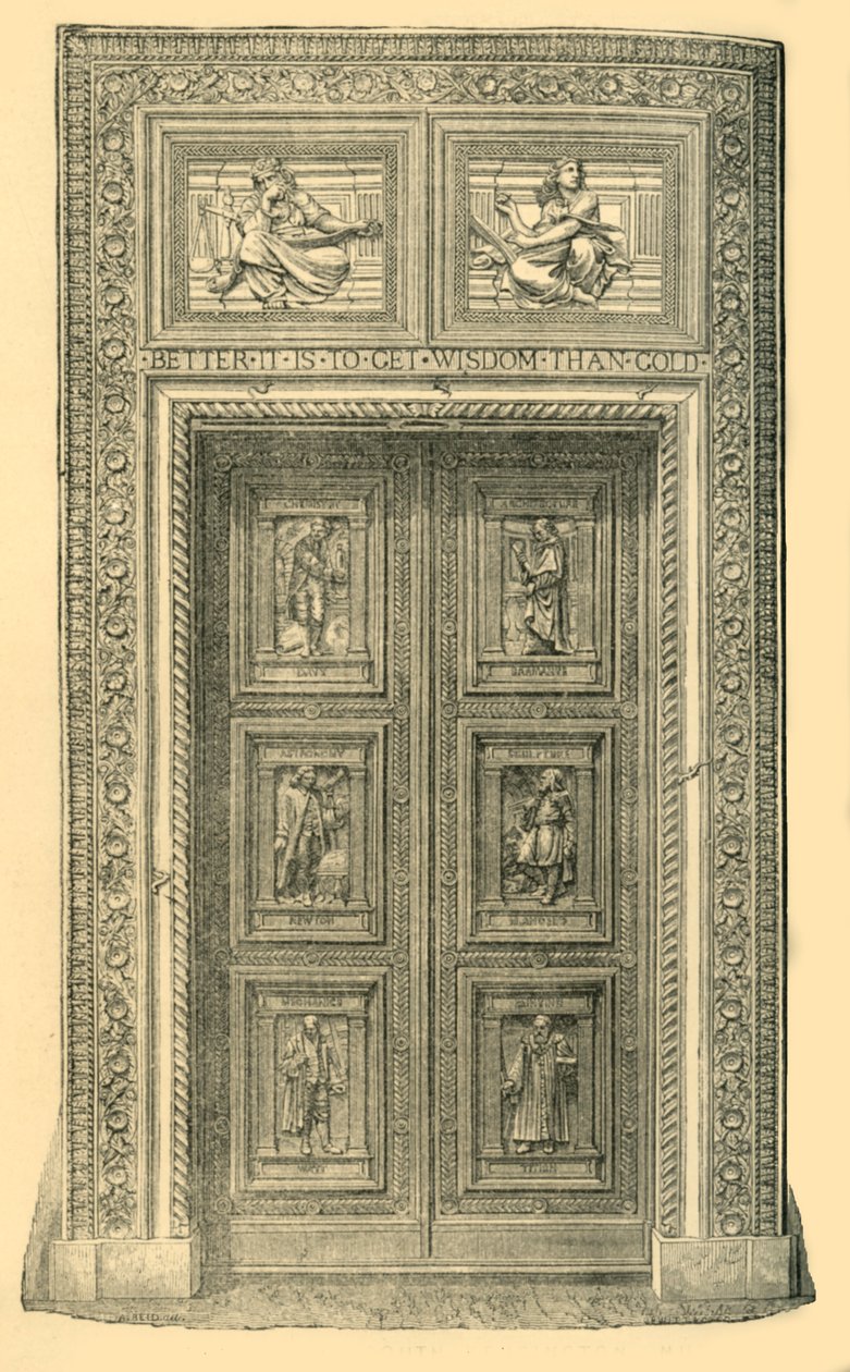 الباب المركزي ، متحف جنوب كنسينغتون ، c1860s ، 1881. بواسطة غير معروف