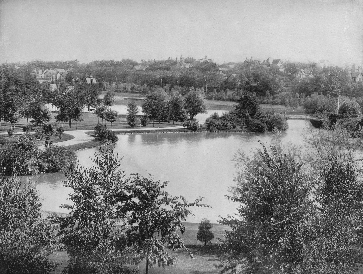 سنترال بارك ، مينيابوليس ، c1897. بواسطة غير معروف