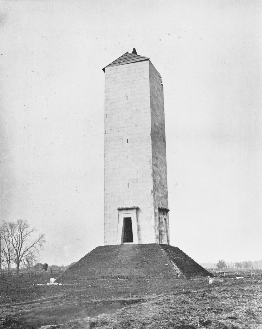 نصب شاليت ، ساحة معركة نيو أورليانز ، لويزيانا ، الولايات المتحدة الأمريكية ، c1900. بواسطة غير معروف