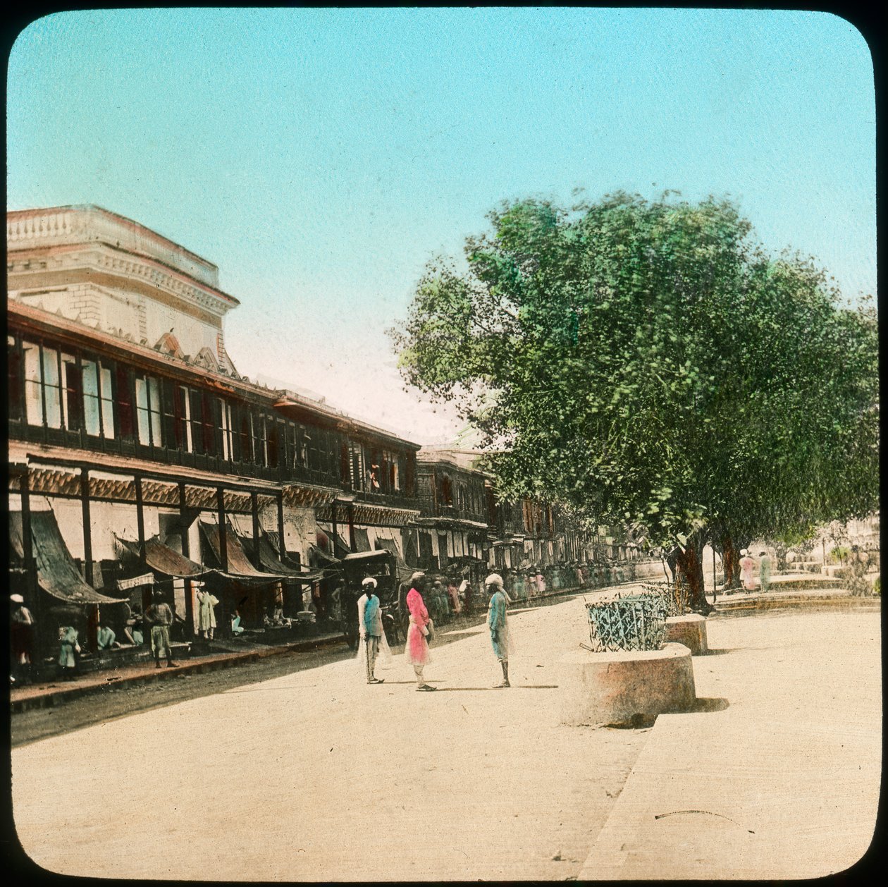Chandni Chowk ، دلهي ، الهند ، أواخر القرن التاسع عشر أو أوائل القرن العشرين بواسطة غير معروف