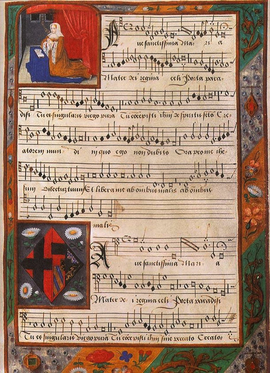 Chansonnier من مارغريت النمسا من ألبوم de Marguerite dAutriche ، بين 1516 و 1523 بواسطة غير معروف