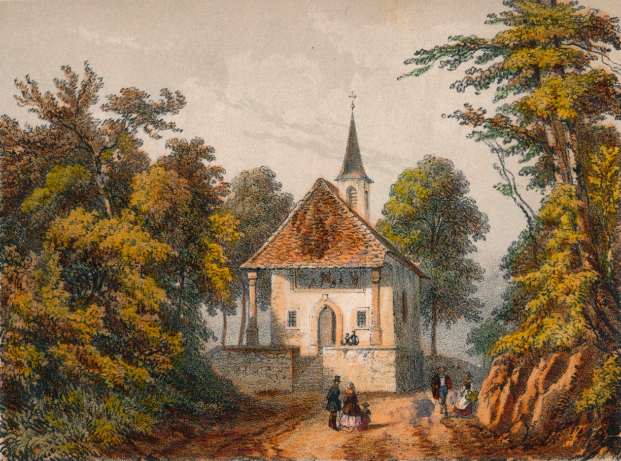 Chapelle de Guillaume-Tell ، Küssnacht ، منتصف القرن التاسع عشر. بواسطة غير معروف