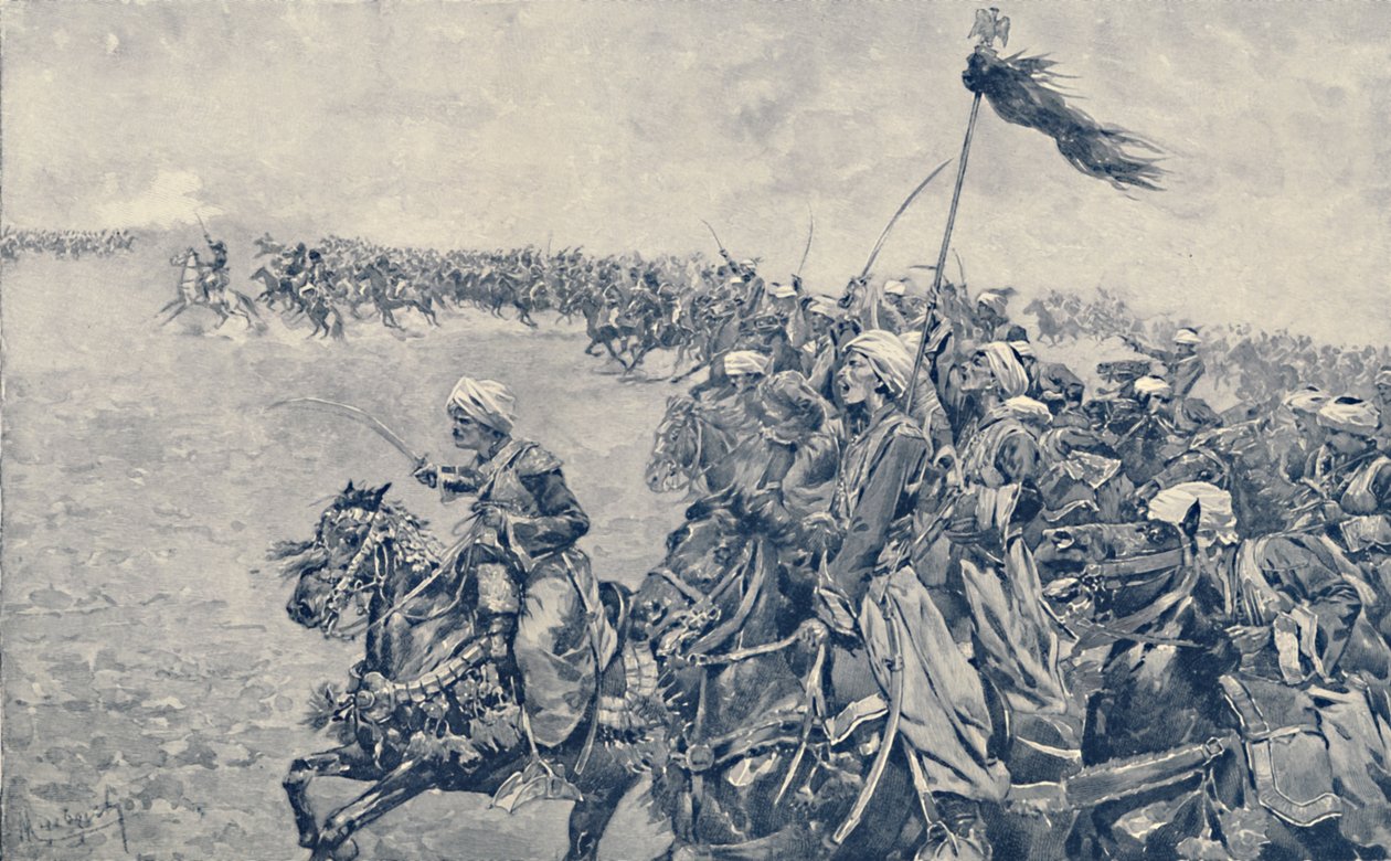 تهمة المماليك في معركة أوسترليتز ، 1896 بواسطة غير معروف