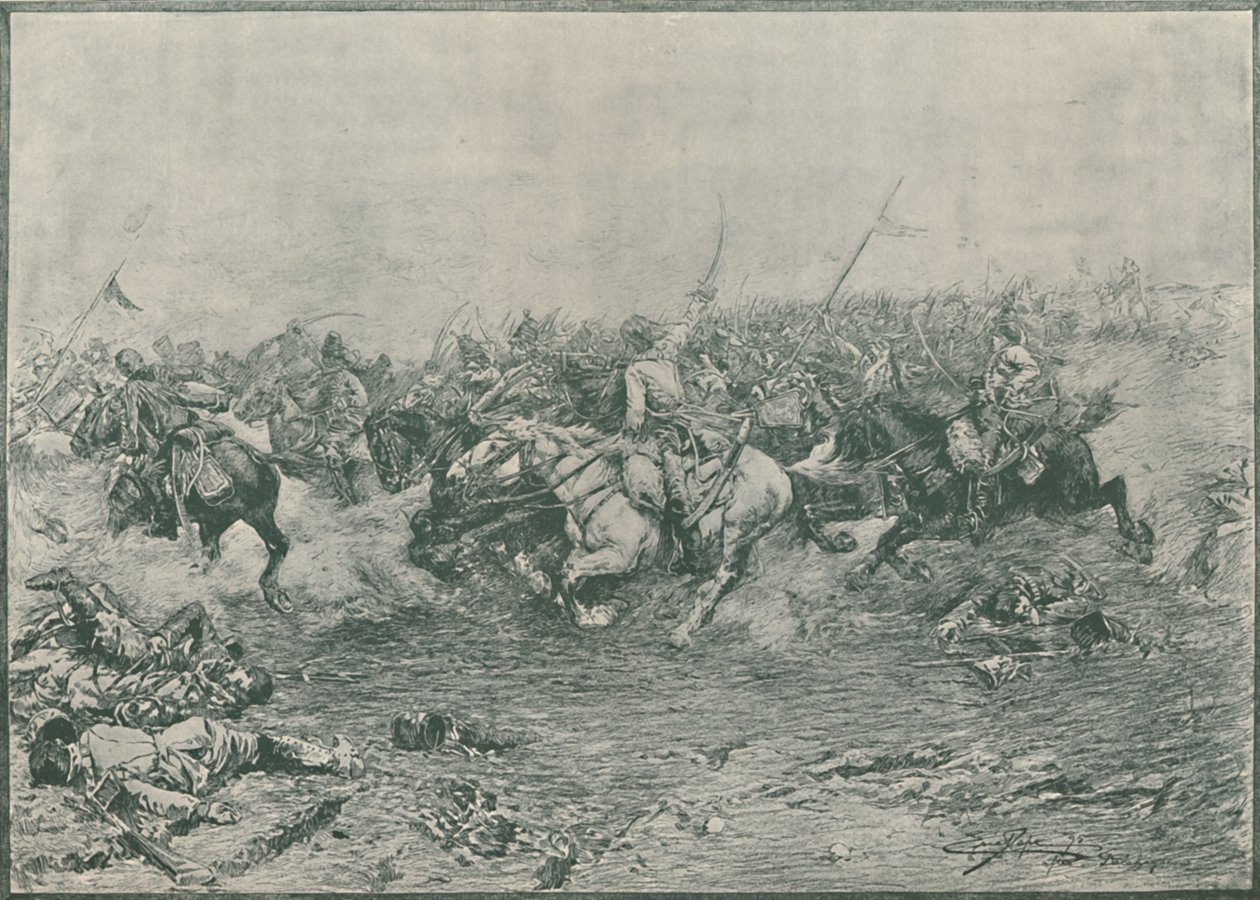 المسؤول عن الفرسان الثاني عشر في معركة مارينغو ، 1800 ، 1896. بواسطة غير معروف