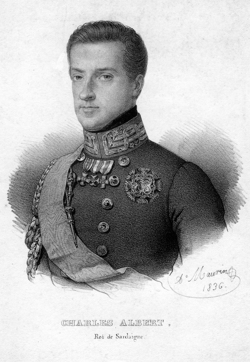 تشارلز ألبرت سردينيا ، ملك سردينيا ، 1836 بواسطة غير معروف