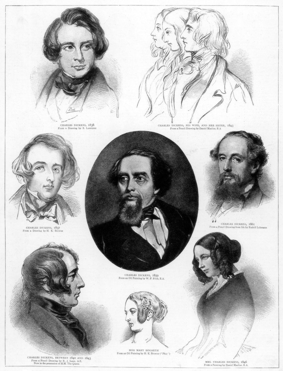 تشارلز ديكنز 1812-1870 ، الروائي الإنجليزي ، 1892 بواسطة غير معروف