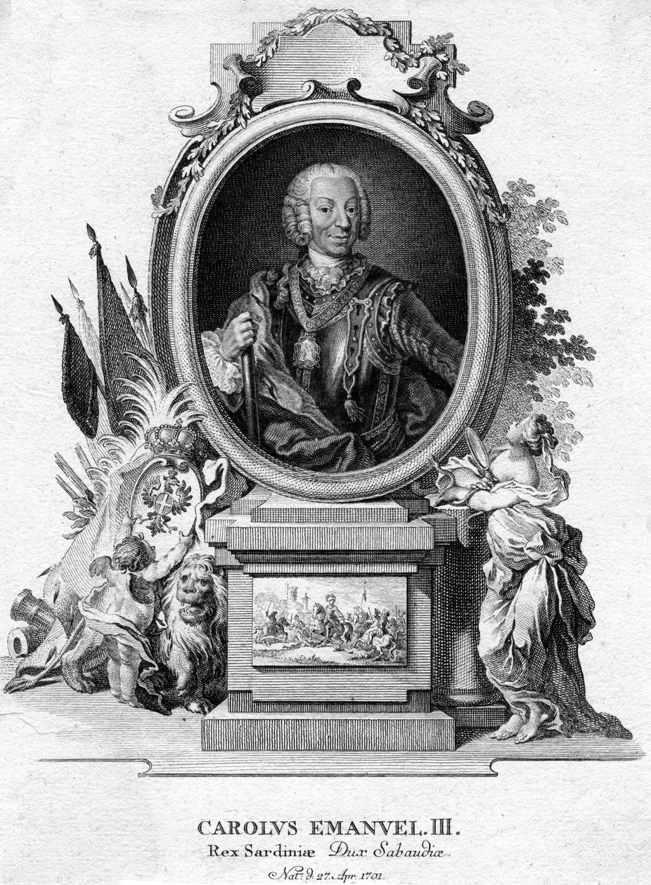تشارلز إيمانويل الثالث ملك سردينيا ، دوق سافوي وملك سردينيا ، 1701-1773 بواسطة غير معروف
