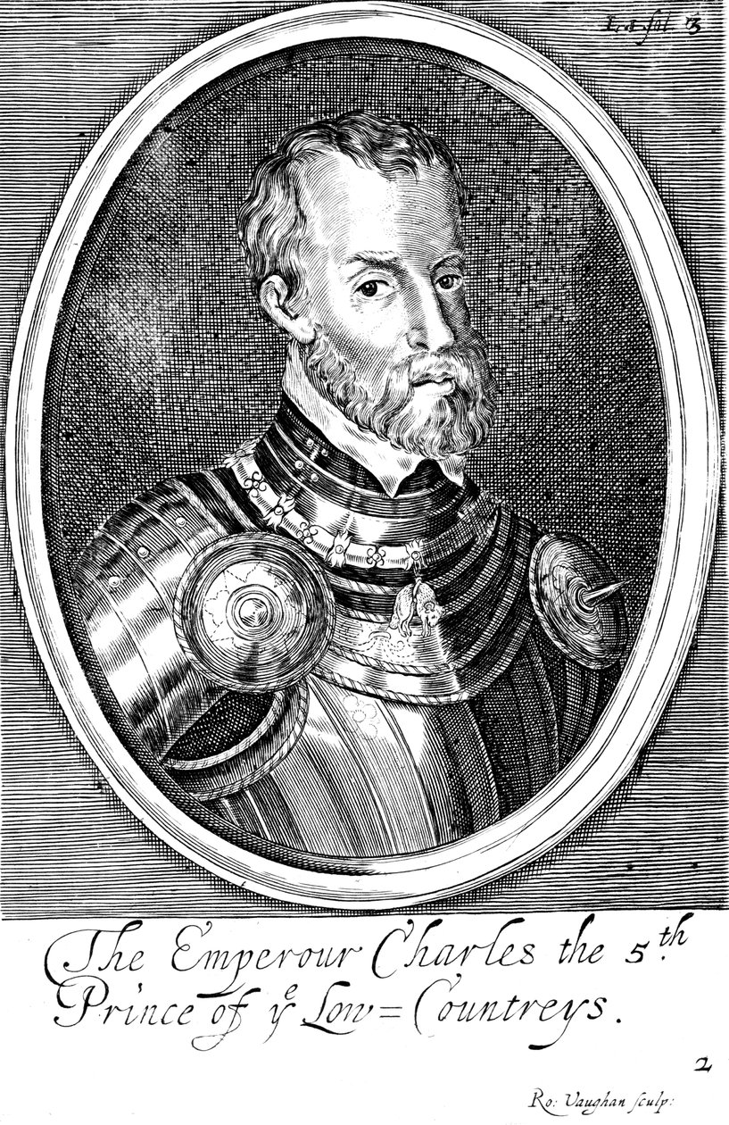 تشارلز الخامس ، ملك إسبانيا والإمبراطور الروماني المقدس من عام 1519 ، القرن السابع عشر بواسطة غير معروف