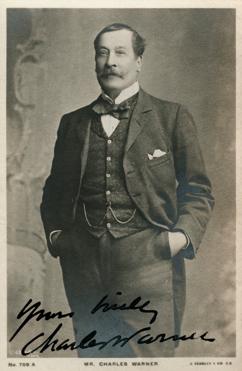 تشارلز وارنر ، ممثل إنجليزي ، c1890-c1909 بواسطة غير معروف