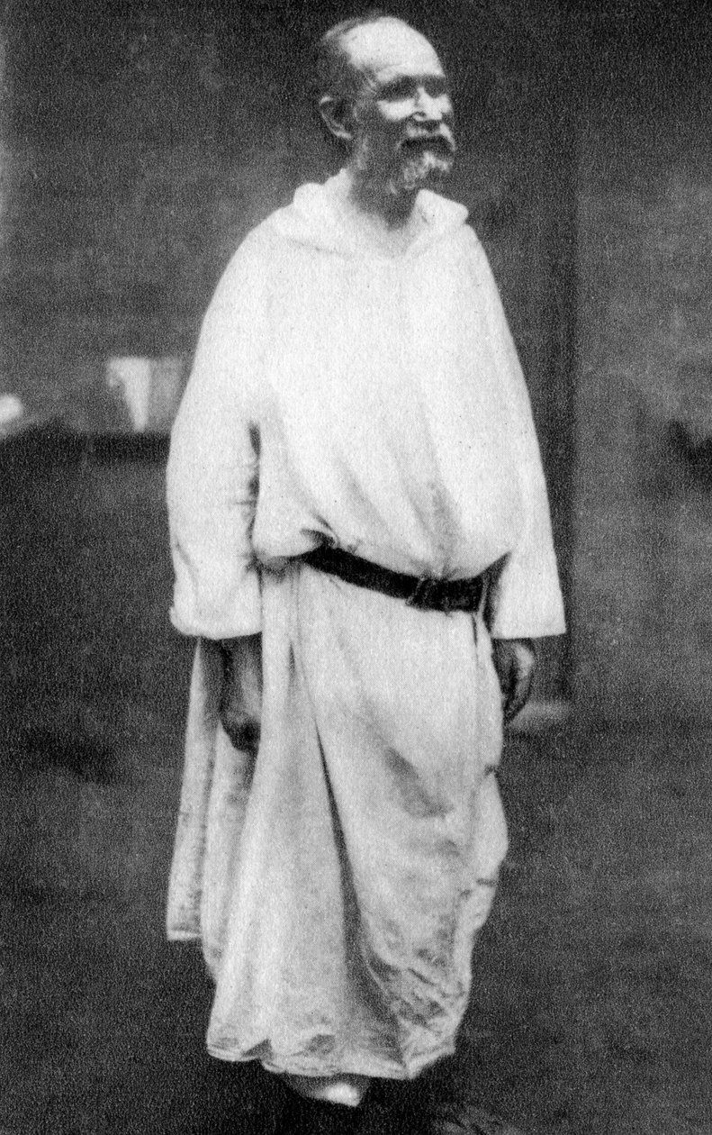 شارل دي فوكو ، كاهن ومبشر كاثوليكي فرنسي ، 1915 بواسطة غير معروف