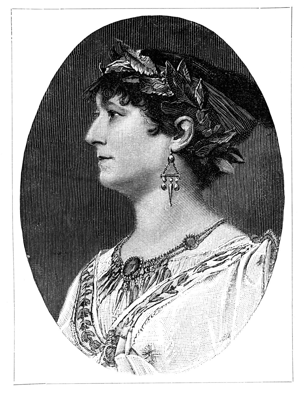 شارلوت وولتر ، الممثلة النمساوية في القرن التاسع عشر ، 1900 بواسطة غير معروف