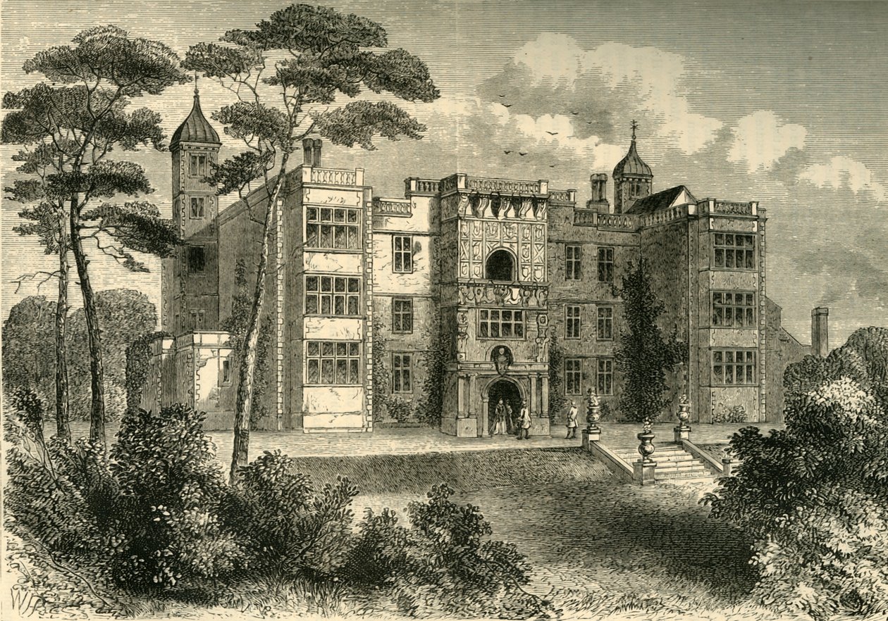 منزل تشارلتون في عام 1845 ، c1878. بواسطة غير معروف