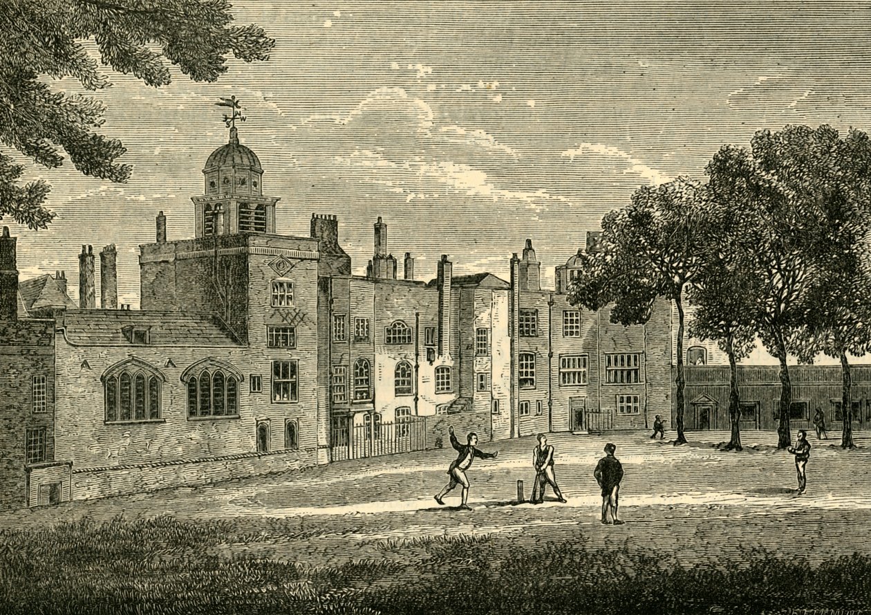 شارترهاوس - The Quadrangle ، c1872. بواسطة غير معروف