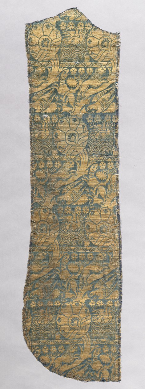 جزء Chasuble مع حيوانات واقعية ، ج. 1420. بواسطة غير معروف