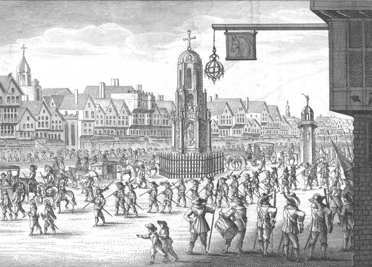 الرخيص ، الصليب والقناة ، 1638 ، 1809. بواسطة غير معروف