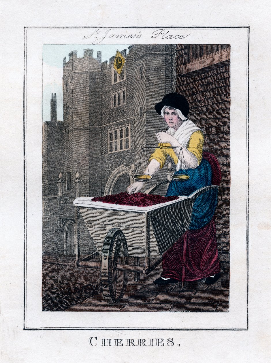 الكرز ، قصر سانت جاميس ، لندن ، 1805 بواسطة غير معروف