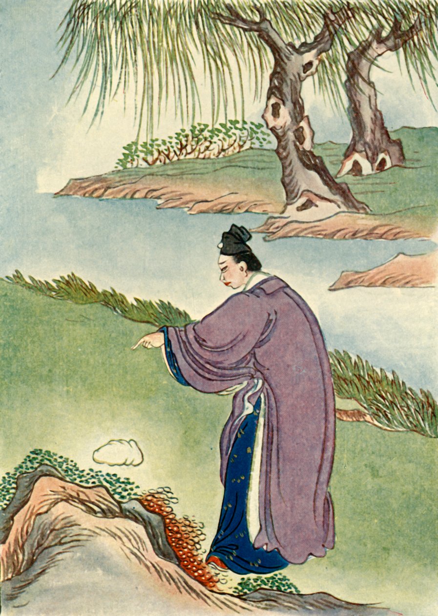 "Chia Tzu-Lung Finds the Stone" ، 1922. بواسطة غير معروف