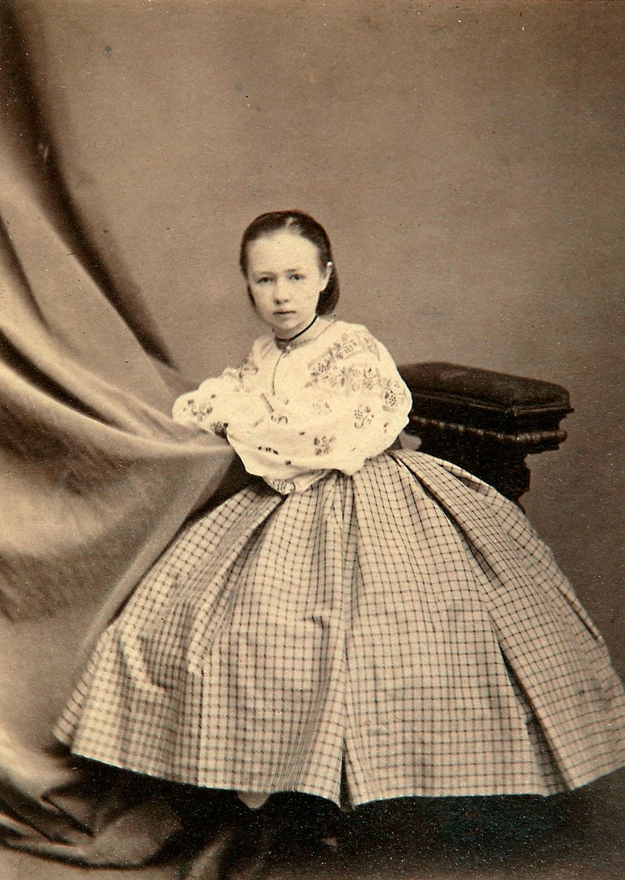 صورة الطفولة صوفيا بيروفسكايا ، 1860 بواسطة غير معروف