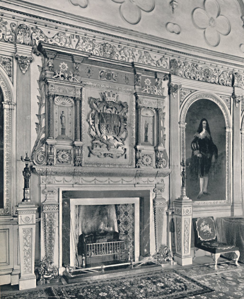 مدخنة قطعة في Audley End ، 1927 بواسطة غير معروف