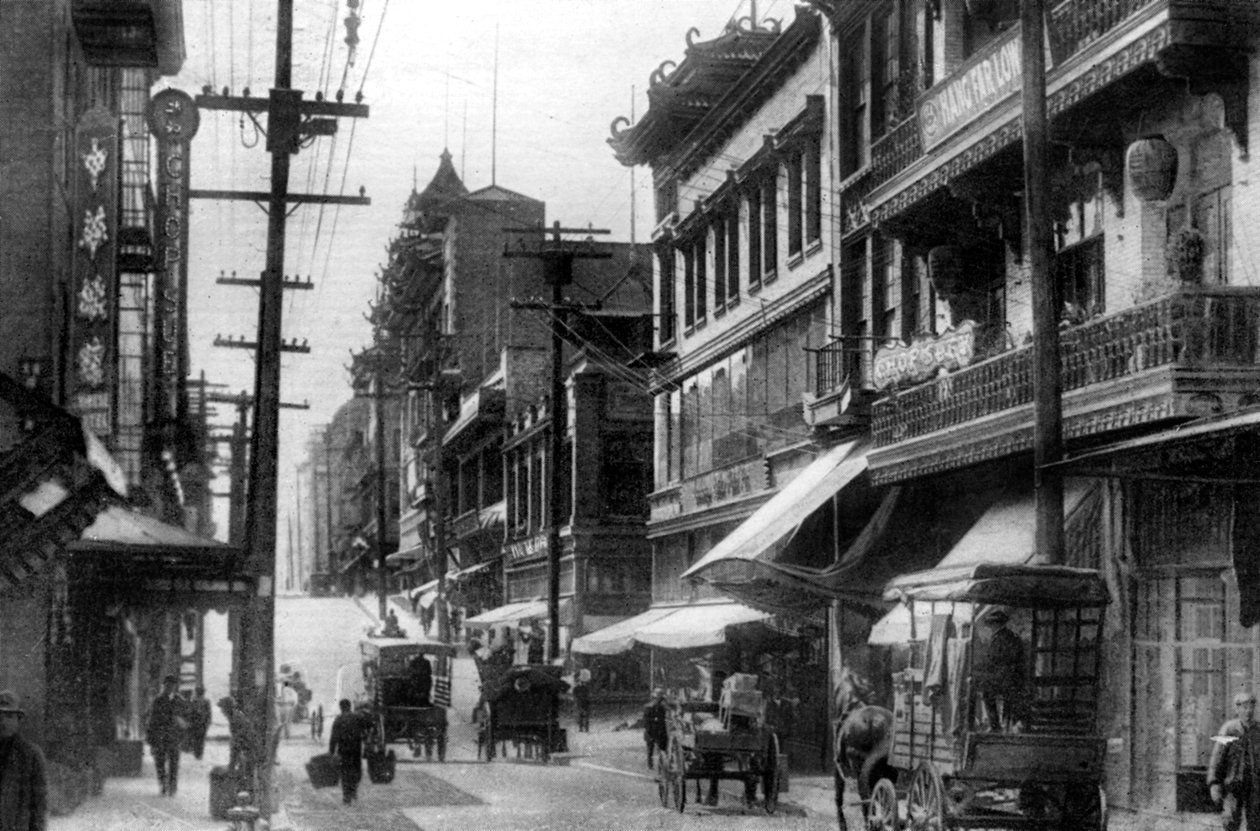 الحي الصيني ، سان فرانسيسكو ، الولايات المتحدة الأمريكية ، 1926 بواسطة غير معروف