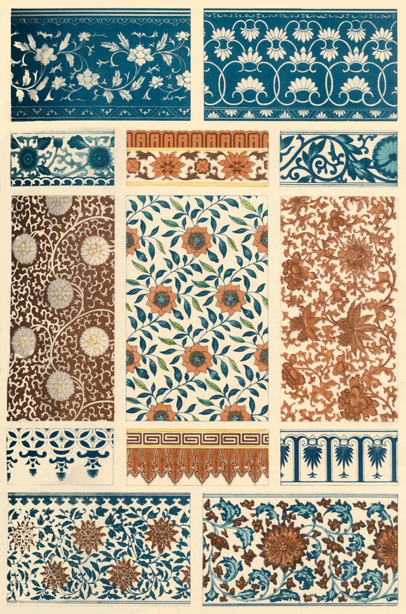 لوحة صينية ، 1898. بواسطة غير معروف
