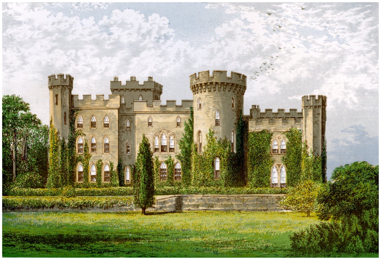 قلعة Cholmondeley ، شيشاير ، منزل ماركيز Cholmondeley ، c1880 بواسطة غير معروف
