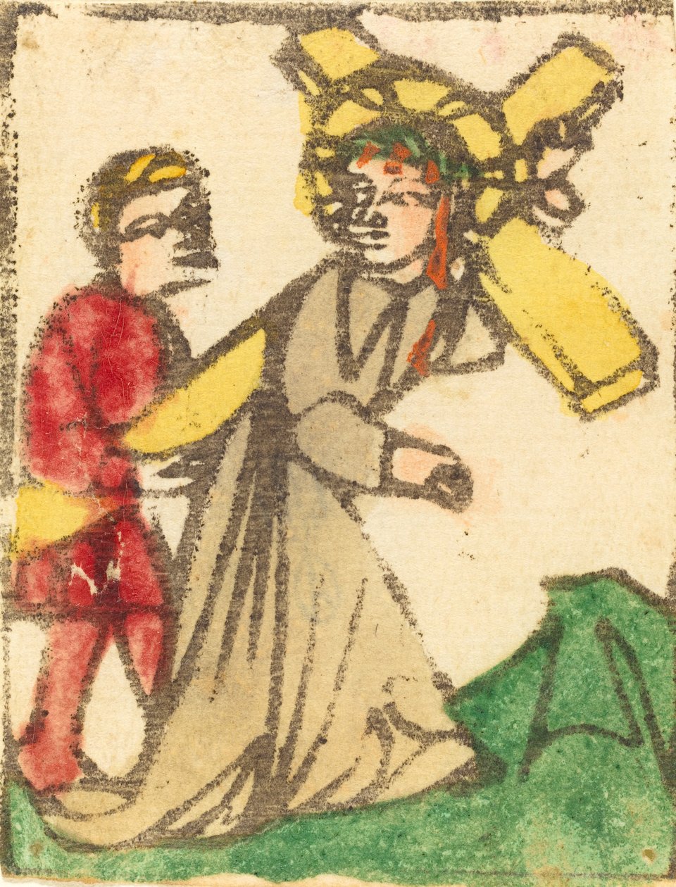 المسيح يحمل الصليب 1425 - 1450. بواسطة غير معروف