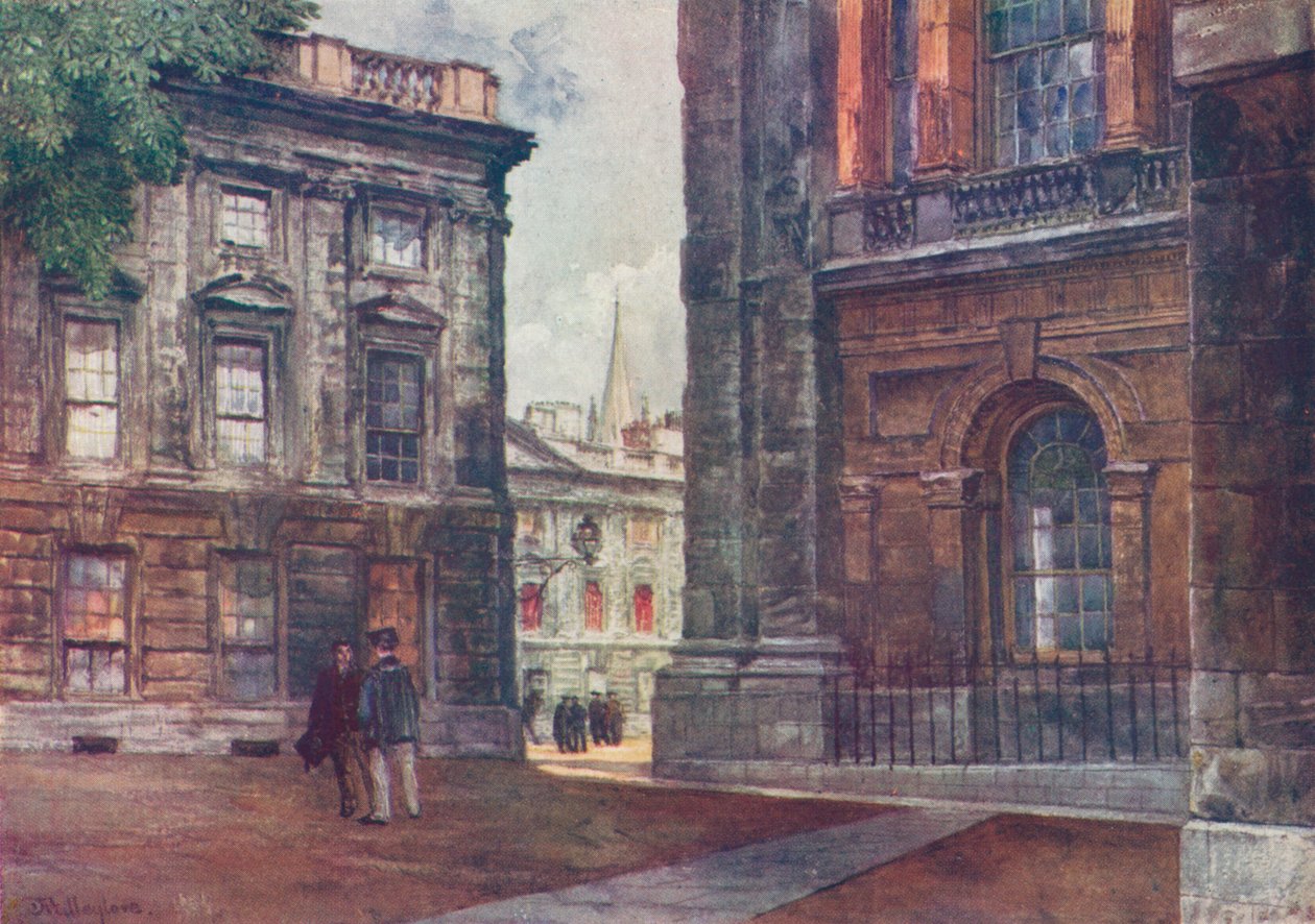 كنيسة المسيح - Peckwater Quadrangle ، 1906 بواسطة غير معروف