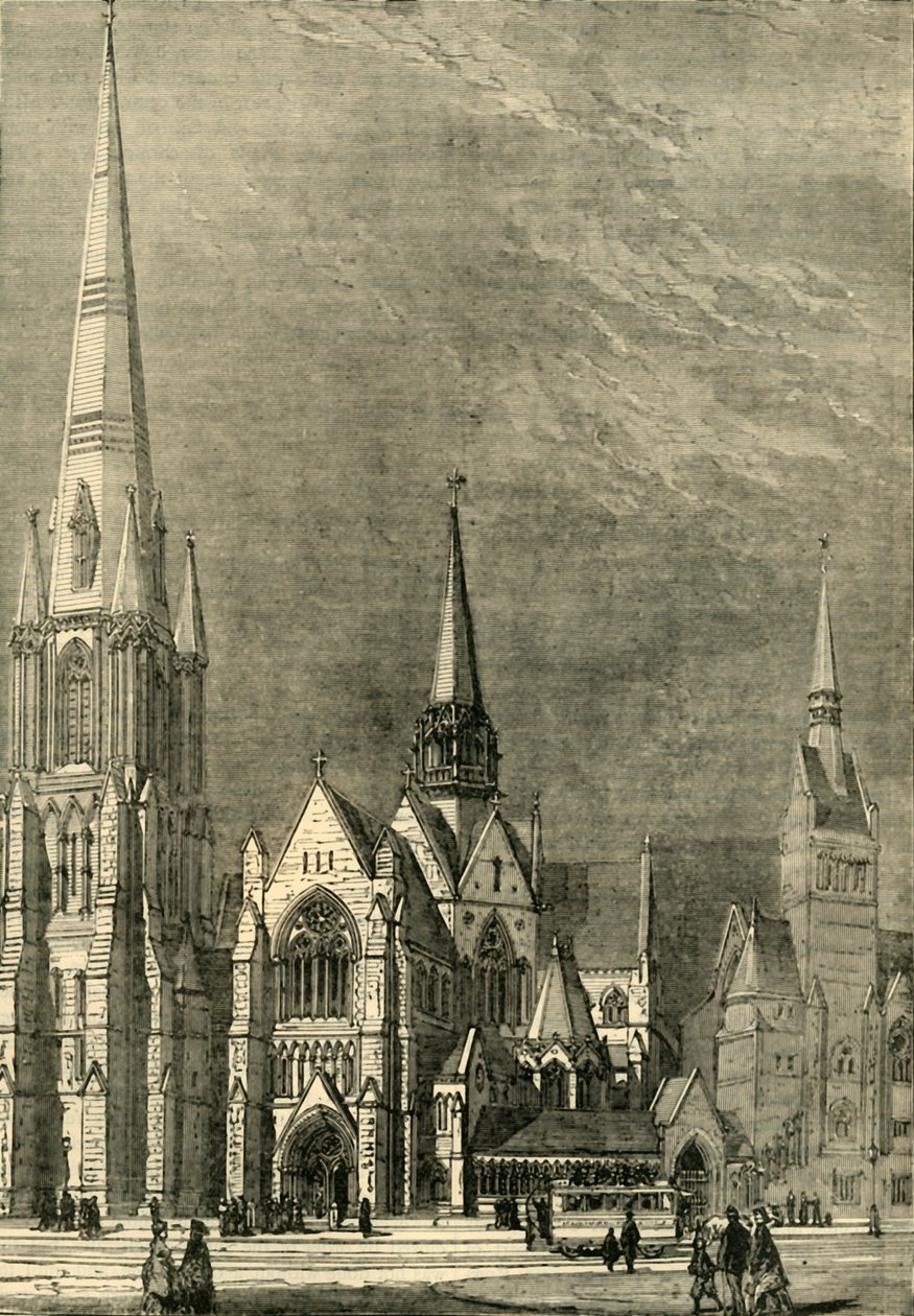 كنيسة المسيح ، طريق جسر ويستمنستر ، c1878. بواسطة غير معروف